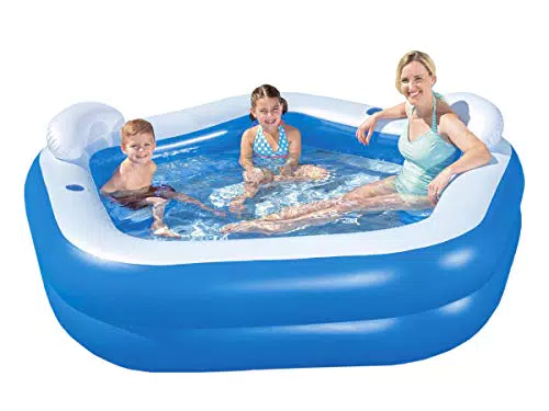 Bestway Family Pool "Fun" - Aufblasbares Planschbecken 213 x 206 cm