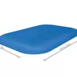 Bestway Flowclear Abdeckplane für Family Pools - Modell 262 x 175 cm