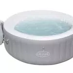 Bestway LAY-Z-SPA St. Lucia AirJet Whirlpool - Runder Outdoor-Whirlpool für 2-3 Personen