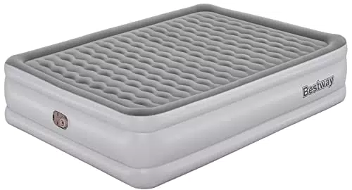 Bestway TriTech Luftbett mit integrierter Elektropumpe - Komfortables Doppelbett