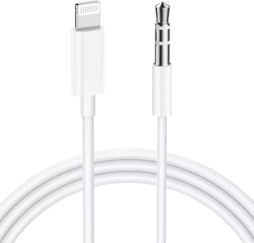 Beyeah Auto Aux Kabel für 3.5mm Klinke - Premium Audio Cable für Stereo/Kopfhörer - Kompatibel mit iPhone 14/13/12/11/X/XS/XR/8/7