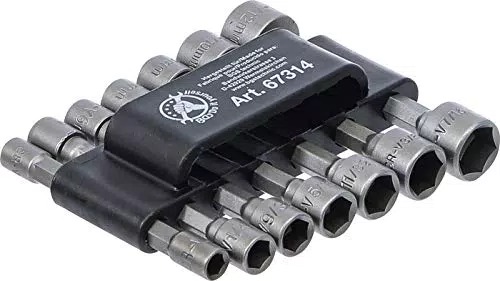 Steckschlüssel-Bit-Satz von BGS DIY | Antrieb 6,3 mm (1/4") | Metrisch + Zoll