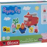 BIG-Bloxx Peppa Pig Feuerwehrauto - Konstruktionsset für Kinder ab 18 Monaten
