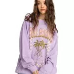Billabong Ride In Damen Langärmliges Sweatshirt - Violett