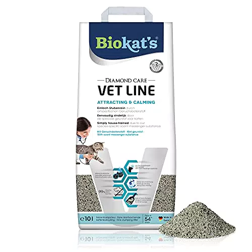 Biokat's Diamond Care VET LINE Katzenstreu - Feine Klumpstreu aus Bentonit