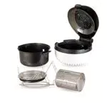 Vital Bistro Family+ - Halogen- und Heißluftofen mit Infrarotheizelement - 1300 Watt - 10 Liter Garraum - Rotisserie