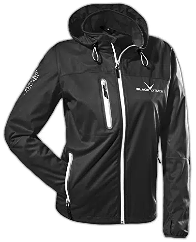 Softshelljacke Damen von Black Crevice für Outdoor-Aktivitäten - Wasserdicht bis 8000mm