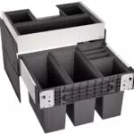 Blanco Select II 60/4 Abfall Müllsystem für 60 cm breite Unterschränke