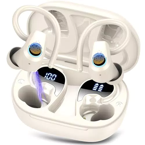 Kabellose Bluetooth-Sportkopfhörer mit Noise Cancelling und IP7-Wasserschutz