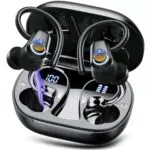 Bluetooth Kopfhörer Sport - Kabellose Bluetooth 5.3 In-Ear Kopfhörer mit Noise Cancelling und IP7 Wasserschutz
