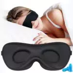 Boniesun 3D Schlafmaske für Seitenschläfer - Verdunklungs-Augenmaske für Männer und Frauen