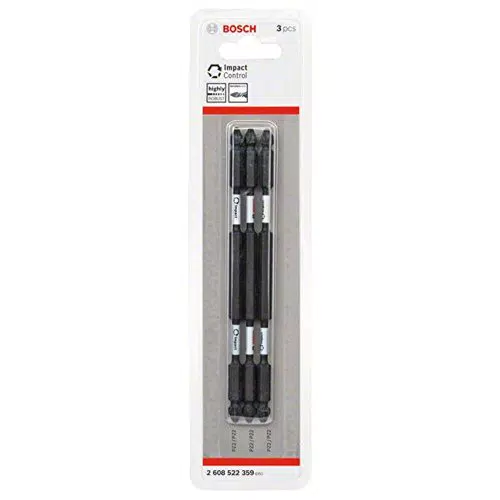 Bosch Professional Doppelschrauber Set Pozidriv 3-teilig - Impact Control, 150mm Länge