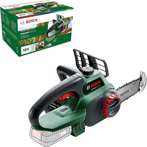 Bosch Akku Kettensäge Universalchain 18 - Kabellose Kettensäge mit 18 Volt System