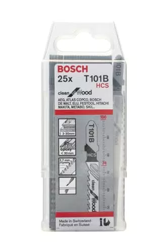 Bosch Professional Stichsägeblatt T 101 B für weiches Holz - gerader Schnitt