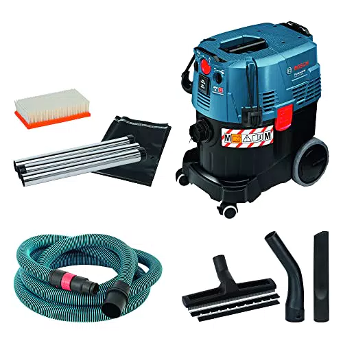 Bosch Professional Industriestaubsauger GAS 35 M AFC - Leistung 1200 Watt, 35 L Behälter, 5 m Schlauch