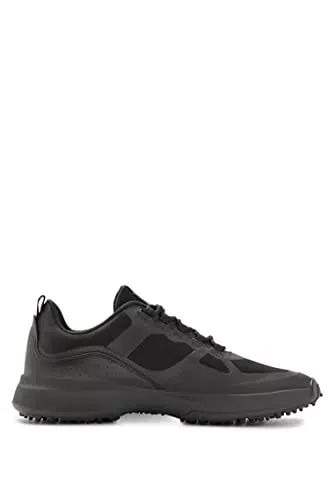 BOSS Herren Cedric Runn Golfschuhe - Hochwertige Materialien & Gummisohlen - Schwarz - Größe 43