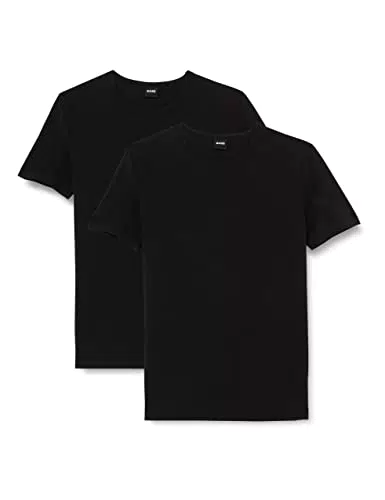 BOSS Herren Round Neck T-Shirt, 2er Pack Modern, Black