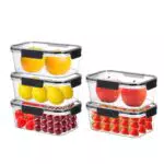 Aufbewahrungsboxen Set für die Küche - Bugucat Vorratsdosen mit Luftdicht Deckel