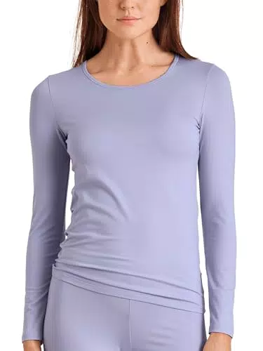CALIDA Langarmshirt Damen aus hochwertiger Baumwolle - Natürlicher Glanz & glatter Griff