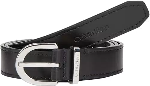 Calvin Klein Damen Ledergürtel - Schwarz