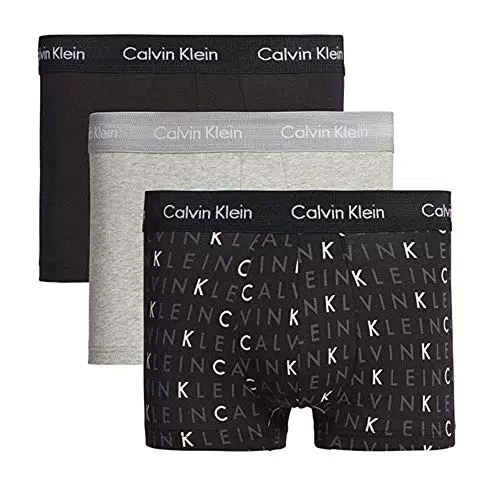 Calvin Klein Herren Boxershorts aus Baumwolle mit Stretch - Low Rise Trunks