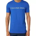 Calvin Klein Herren T-Shirt mit INSTITUTIONAL Logo Slim Fit