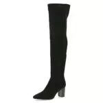 CAPRICE Overknee Stiefel mit Absatz und spitzer Form, Weite G