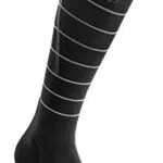 CEP REFLECTIVE COMPRESSION SOCKS für Damen, Reflektierende Laufsocken in schwarz