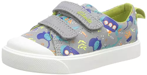 Clarks Jungen Sneaker City Bright T - Khaki