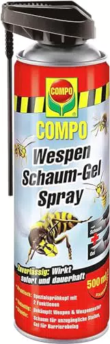 Wespen Schaum-Gel Spray mit Sprührohr - Sofort- und Langzeitwirkung - 500 ml