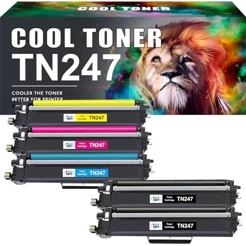 Toner für Brother MFC L3750CDW - Hochwertiger Druckertoner - Kompatibel mit TN-243 und TN-247