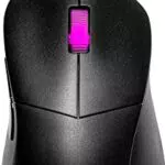 Gaming Maus mit RGB-LED, ultraleichtem Design und optischem PixArt PAW3370-Sensor - Mattschwarz