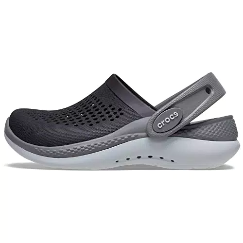 Crocs unisex-child Literide 360 Clog Clog, Navy/Bright Cobalt