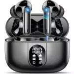 Bluetooth Kopfhörer Csasan Kabellos Bluetooth 5.3 mit 4 Mic und ENC Noise Cancelling - IP7 Wasserdicht, 40 Std Spielzeit