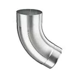 Dachrinnen-Shop.de: Titanzink Einzug rund DN100 / 60° Grad Fallrohrbogen
