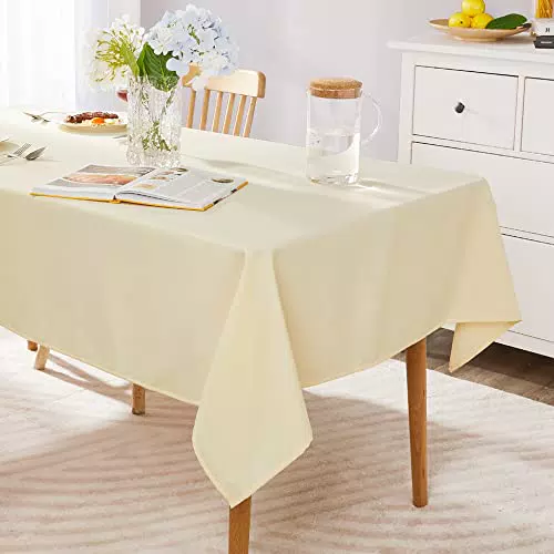 Deconovo Outdoor Tischdecke wasserabweisend und wetterfest, 150x300 cm