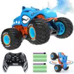 DEERC DE83 Ferngesteuertes Auto mit 2,4 GHz RC Stunt Funktion, Licht und Musik - Geschenkidee zu Weihnachten
