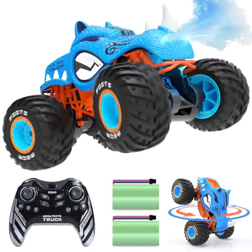 DEERC DE83 Ferngesteuertes Auto mit 2,4 GHz RC Stunt Funktion, Licht und Musik - Geschenkidee zu Weihnachten