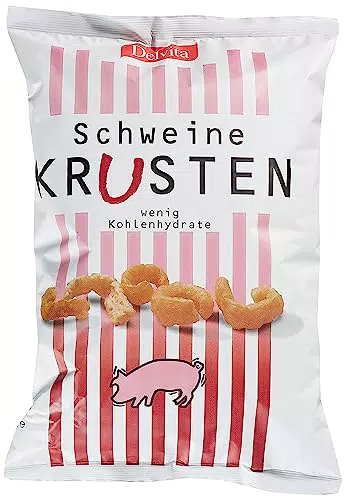 Delvita Schweinekrusten Chips - Leckere Knusper-Snacks aus Dänemark