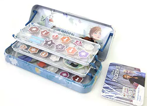 Disney Frozen Schminkkoffer für Mädchen - Make-up-Set mit buntem Zubehör
