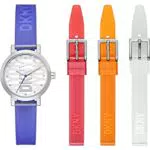 DKNY Damenuhr Soho Edelstahl 3-Zeiger-Werk