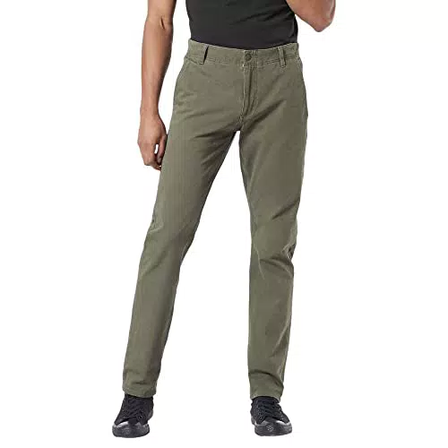 Dockers Herren Smart 360 Flex Alpha Slim Hose, Dockers Olive