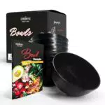 DREIBERG® Müslischalen Set inkl. Rezeptbuch | Bowl Schüsseln aus PP | Camping Geschirr