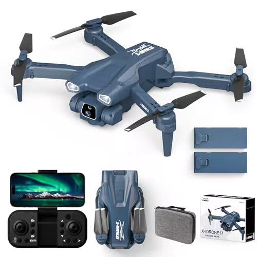 "Drohne mit Dual Kamera 4K, Elektrische AIdrone RC Quadcopter für Kinder mit 2 Kameras und 2 Akkus"