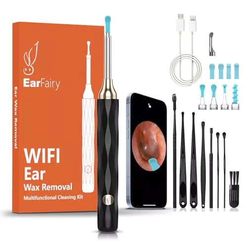 EarFairy Otoskop Wifi Ohrreiniger mit Kamera und LED für iPhone, iPad und Android