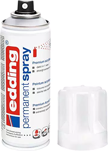 Edding 5200 Permanentspray Klarlack - Transparent glänzend - 200 ml - Acryllack für ein glänzendes Finish