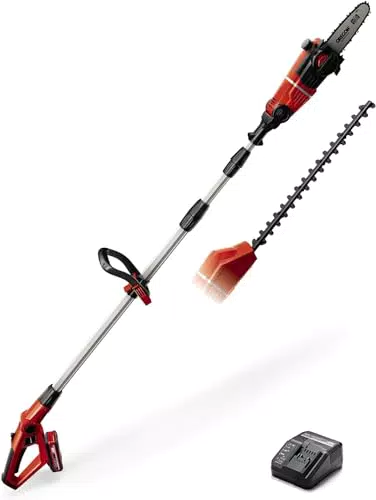 Einhell Akku Multifunktionswerkzeug GE-HC 18 Li T Kit - 2-in-1 Heckenschere und Motorsäge