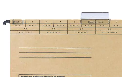 Elba Sichtreiter - Transparente Register - Packung mit 50 Stück