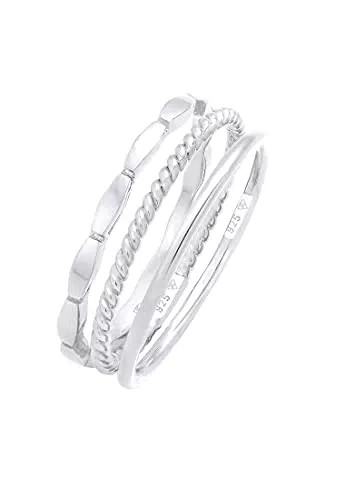 "Elli Ring aus 925 Sterling Silber für Damen - Zeitloses Basic für Blogger"