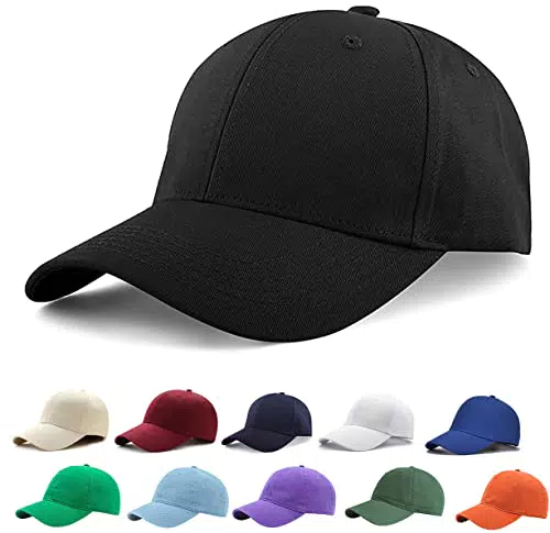 Baseball Cap aus Baumwolle für Herren und Damen - Verstellbar für Outdoor und Freizeit